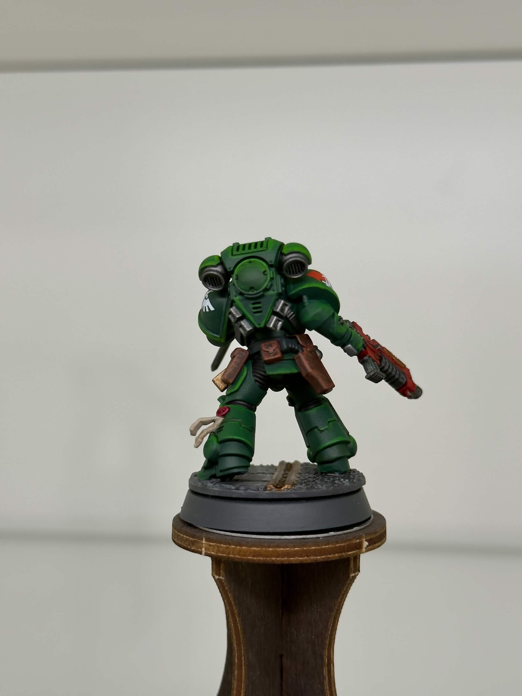 Dark Angels Intercessor — rear view