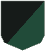 Schematic company badge; pattern described below.